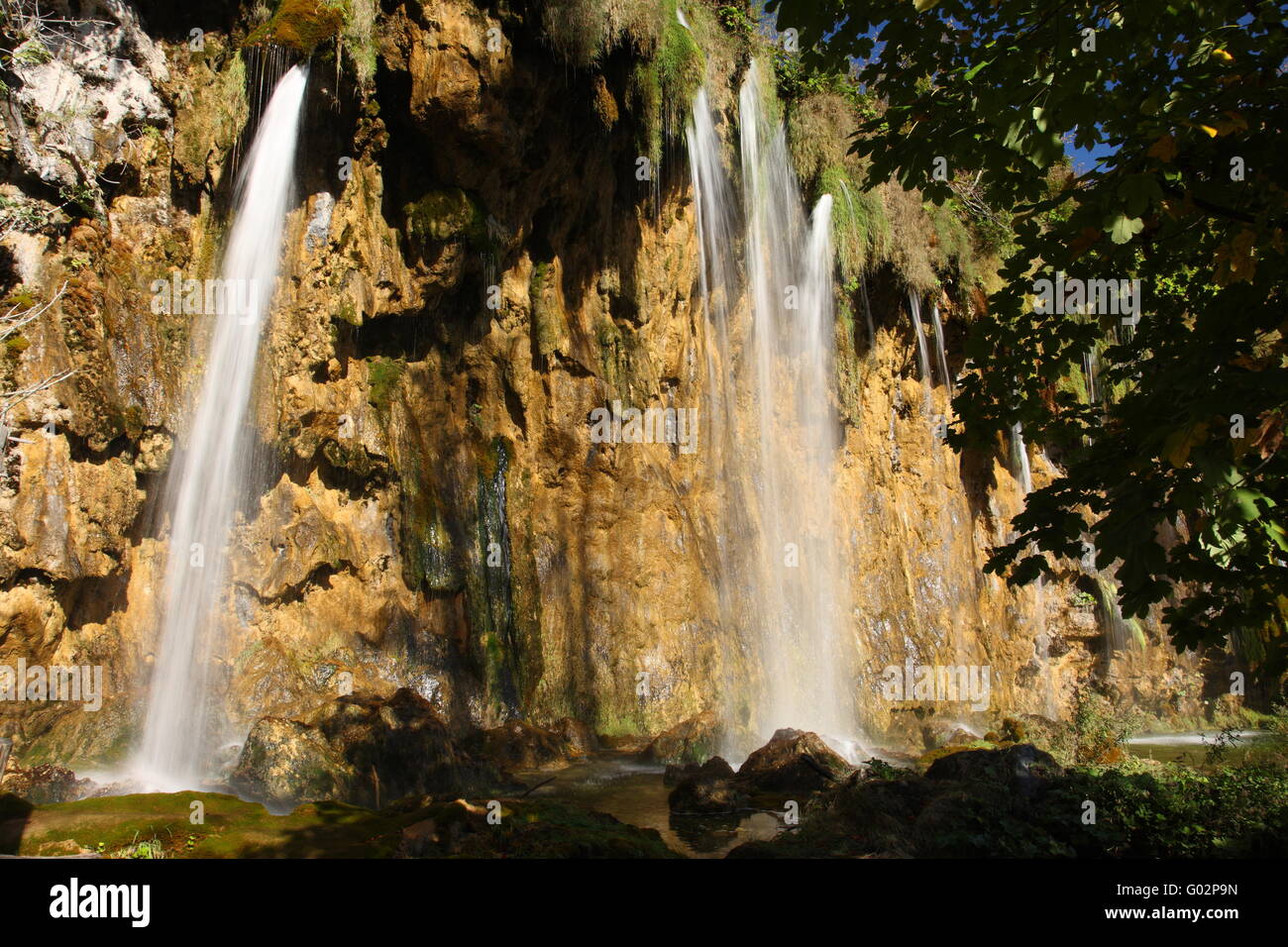 Parc National de Plitvice Banque D'Images