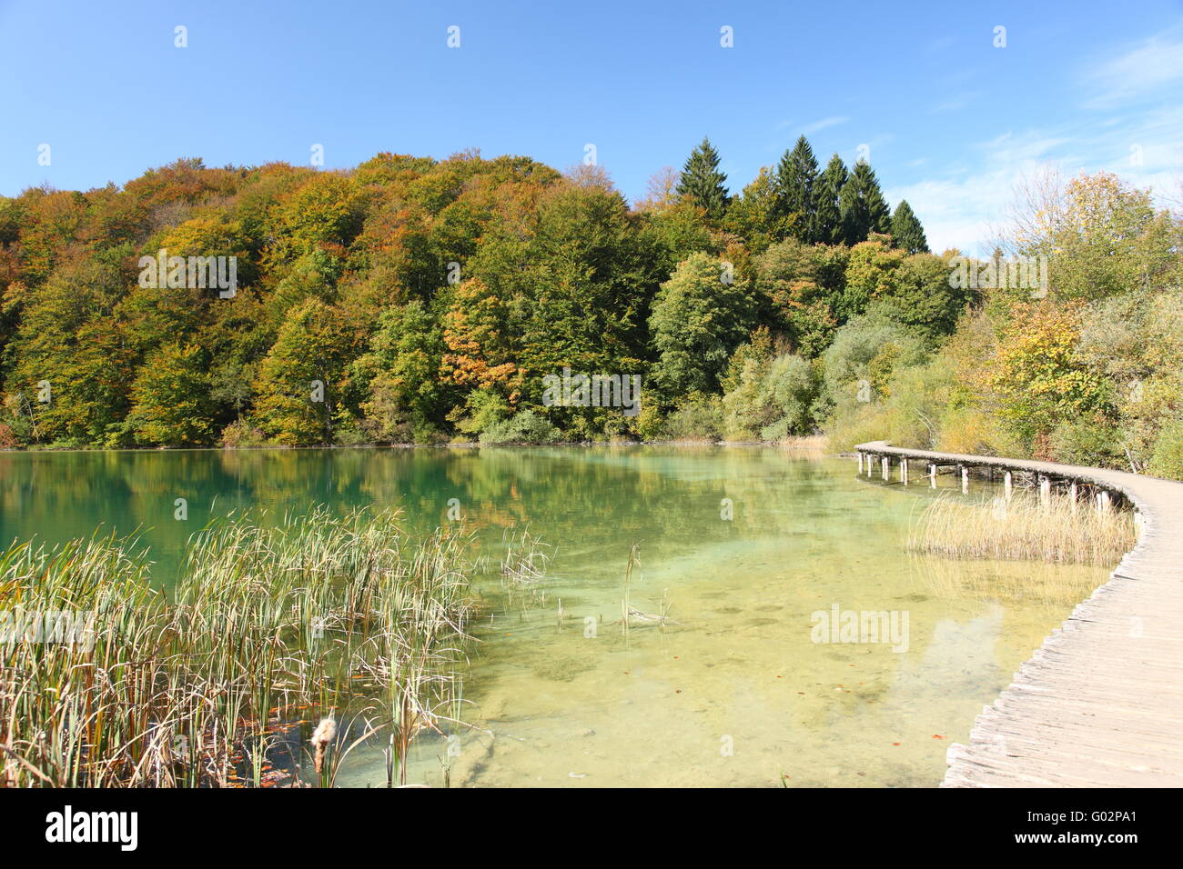 Parc National de Plitvice Banque D'Images