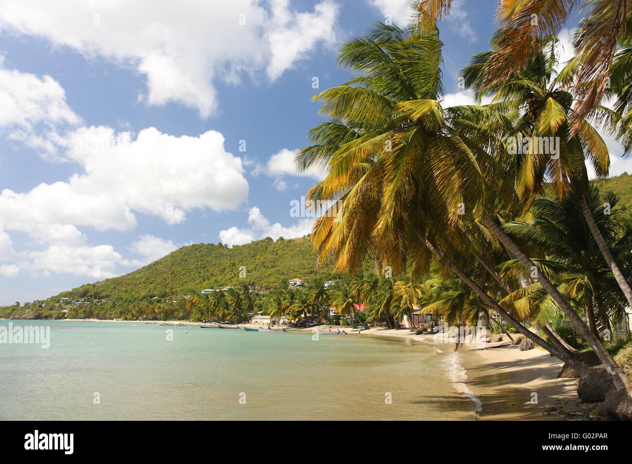 St. Lucia Beach Banque D'Images