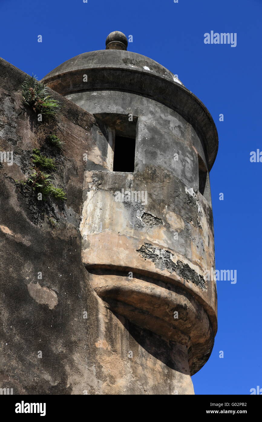 Forteresse de San Juan Banque D'Images