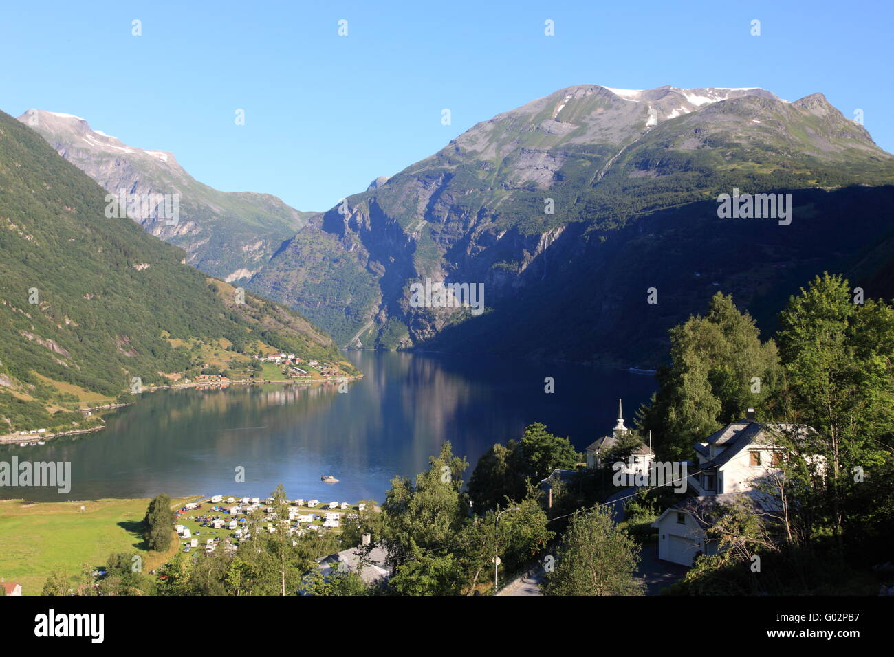 Fjord de Geiranger Banque D'Images