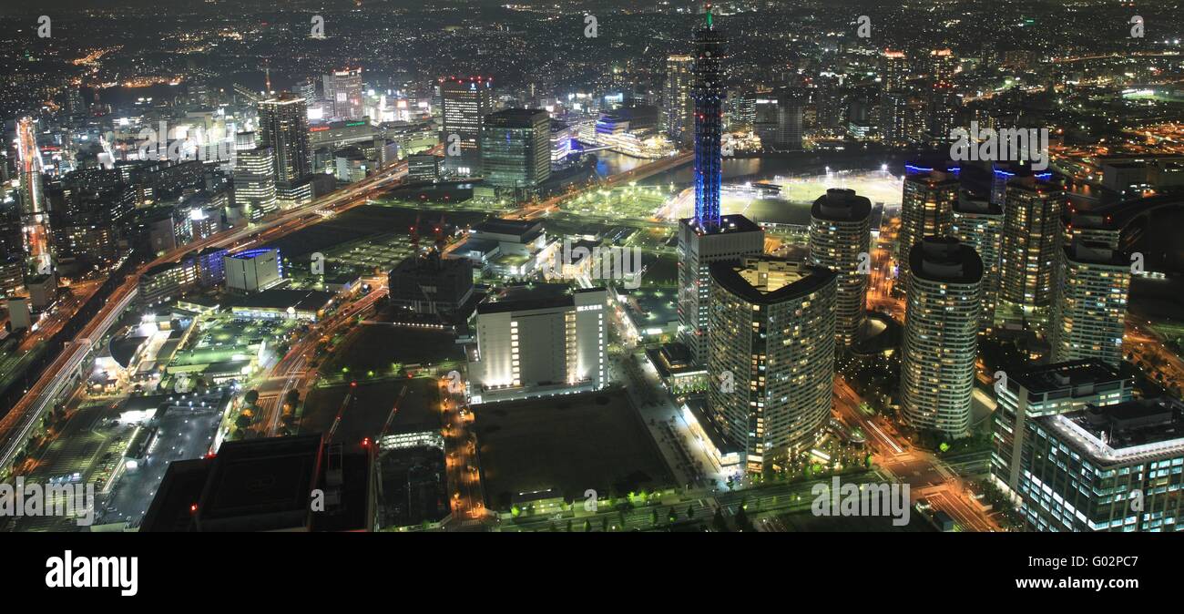 La ville de Yokohama au Japon Banque D'Images