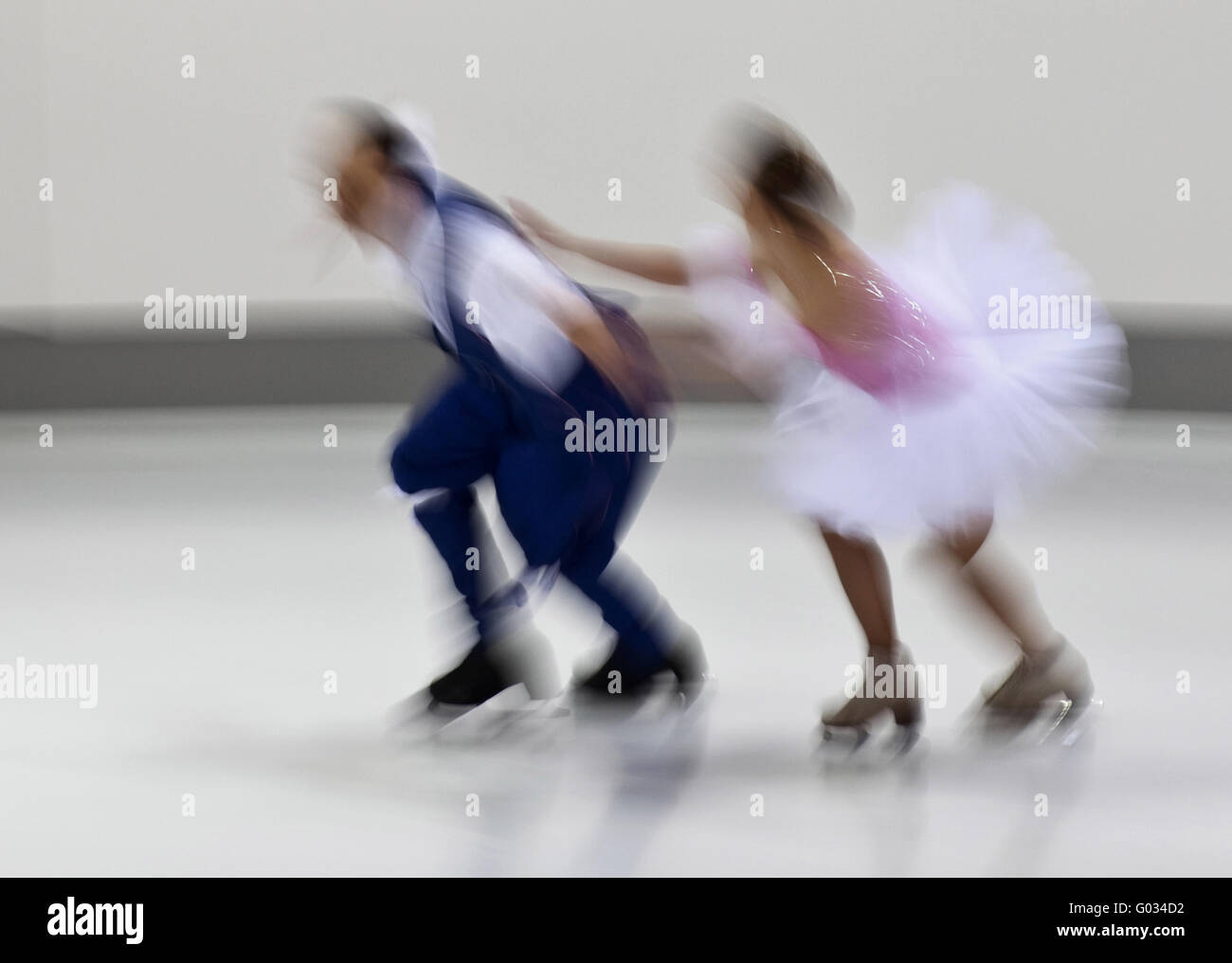 La danse sur glace - (typique) Banque D'Images