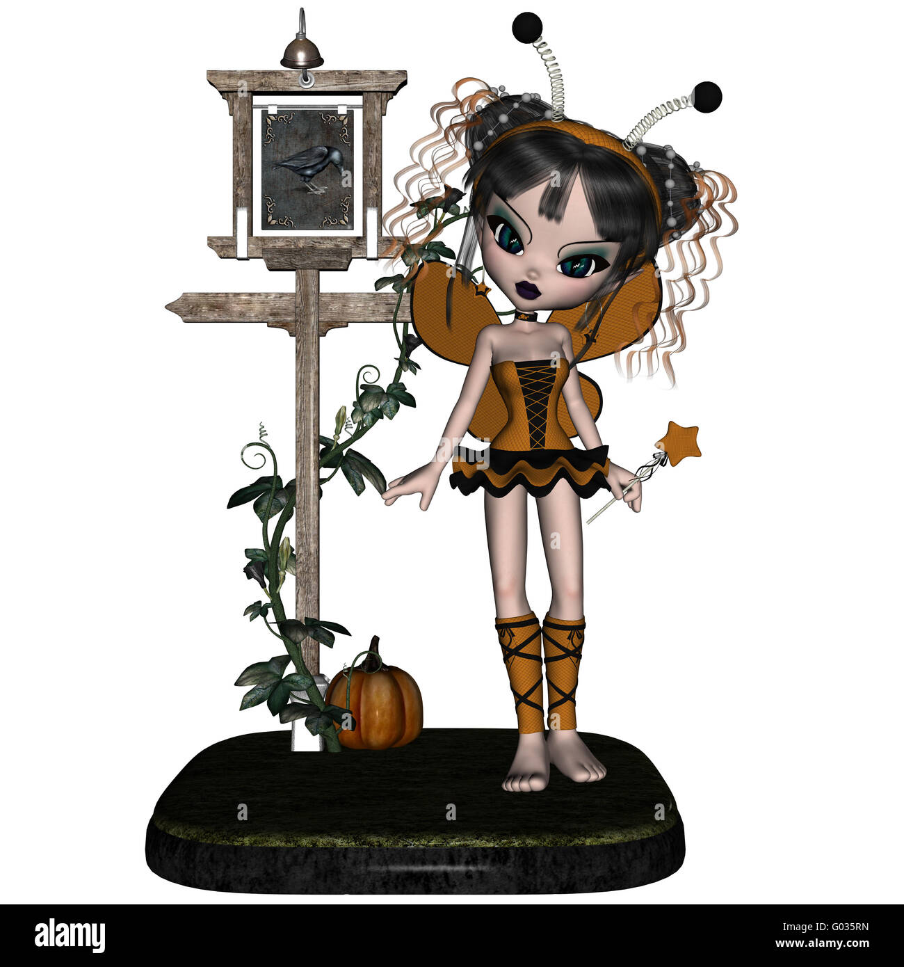 Citrouille rêve nymphe Banque D'Images