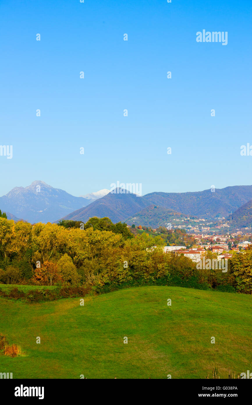 Vallée de lombardia, Italie Banque D'Images