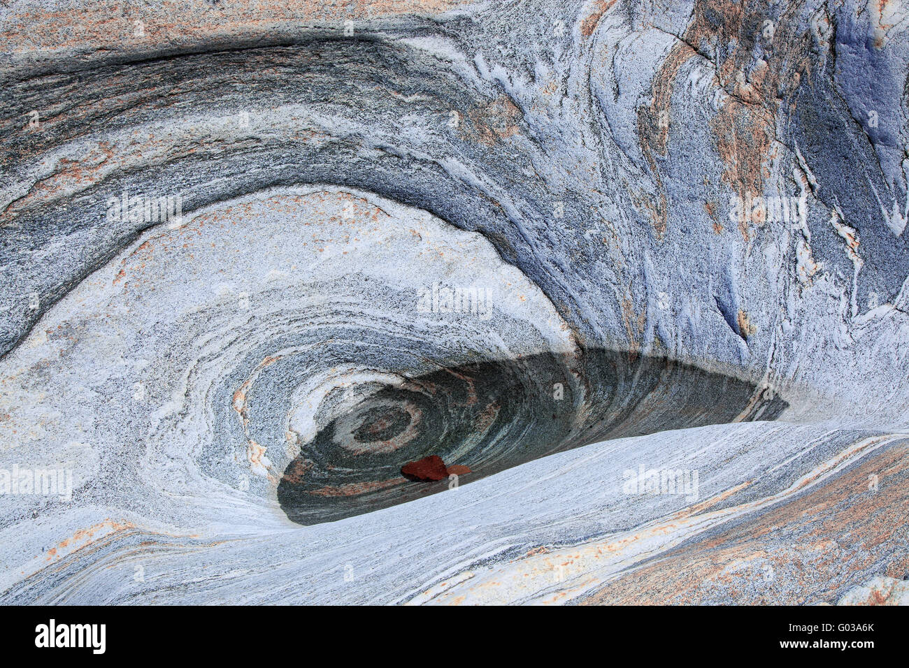 Les structures en pierre dans la vallée de Verzasca, Tessin Banque D'Images