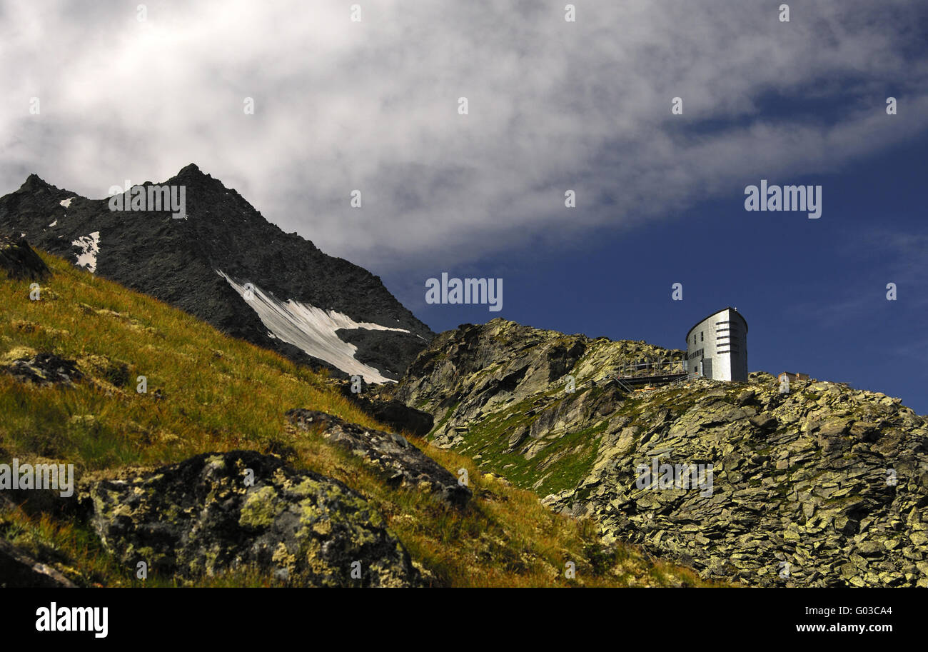 Le futuriste refuge Velan, Valais, Suisse Banque D'Images