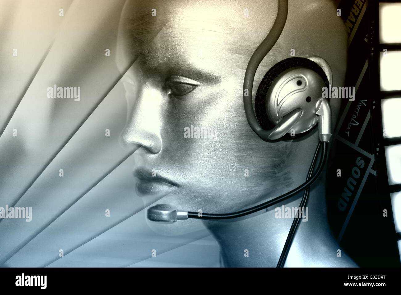 disc jockey Banque D'Images