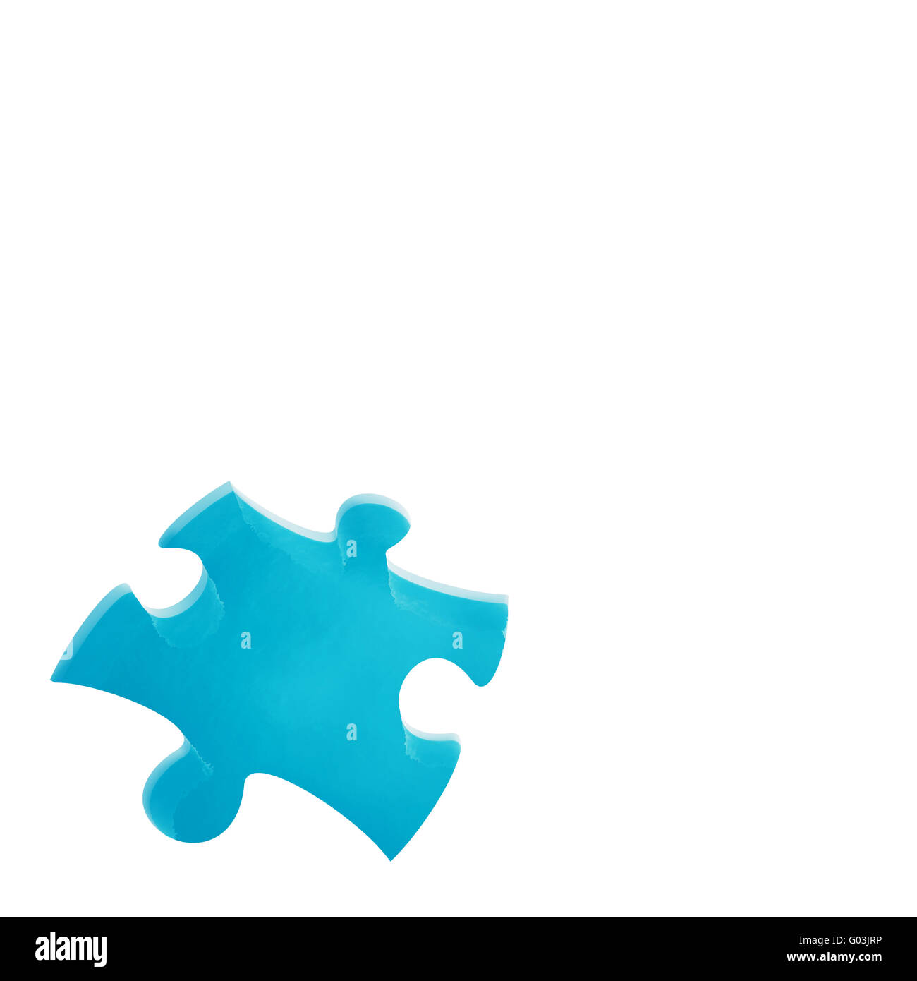 Piscine avec de l'eau bleu transparente comme un puzzle Banque D'Images