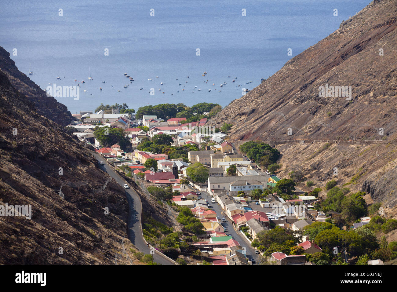 Jametown, St.Helena Banque D'Images