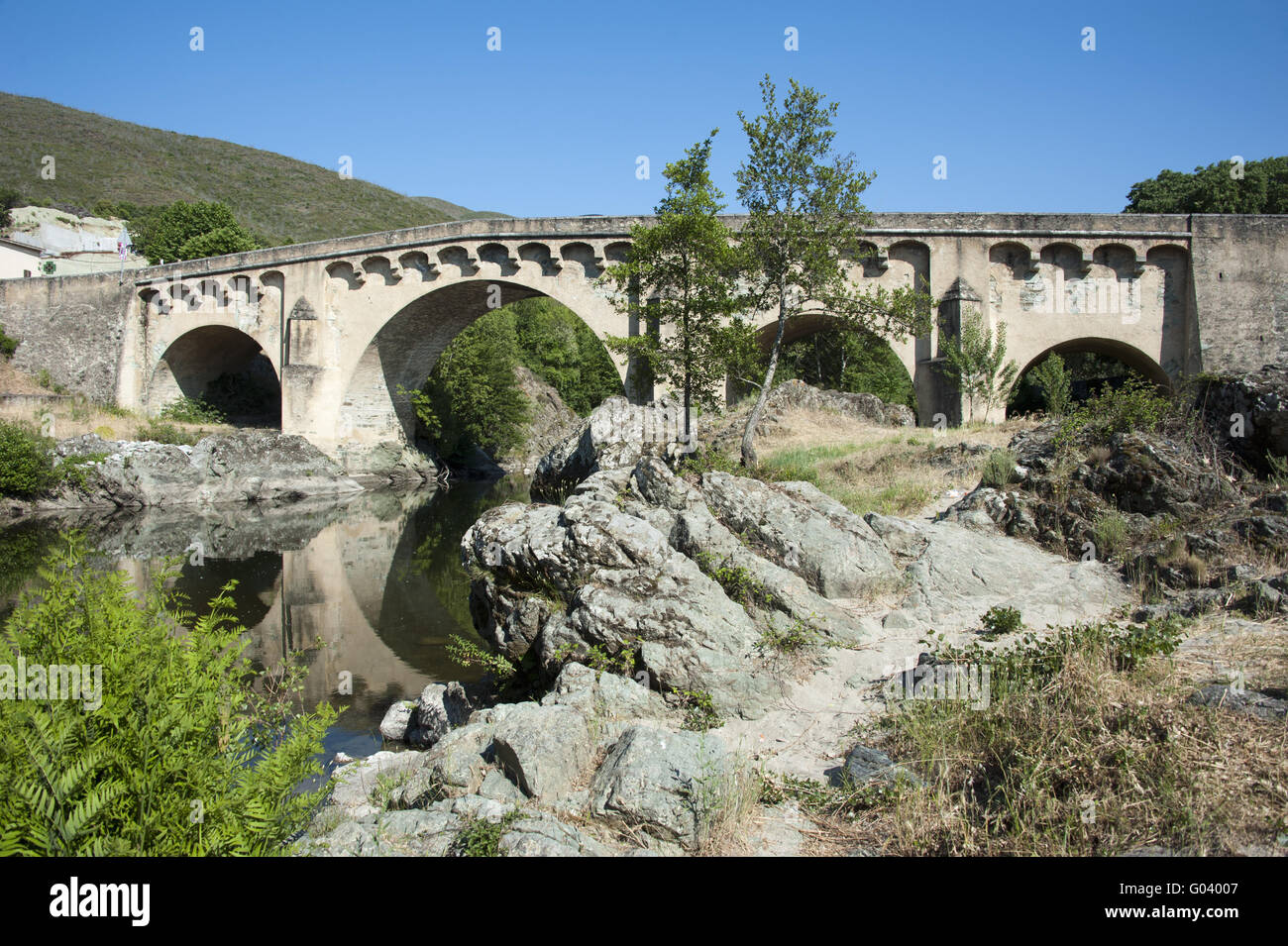 Bridge Ponte Leccia Banque D'Images