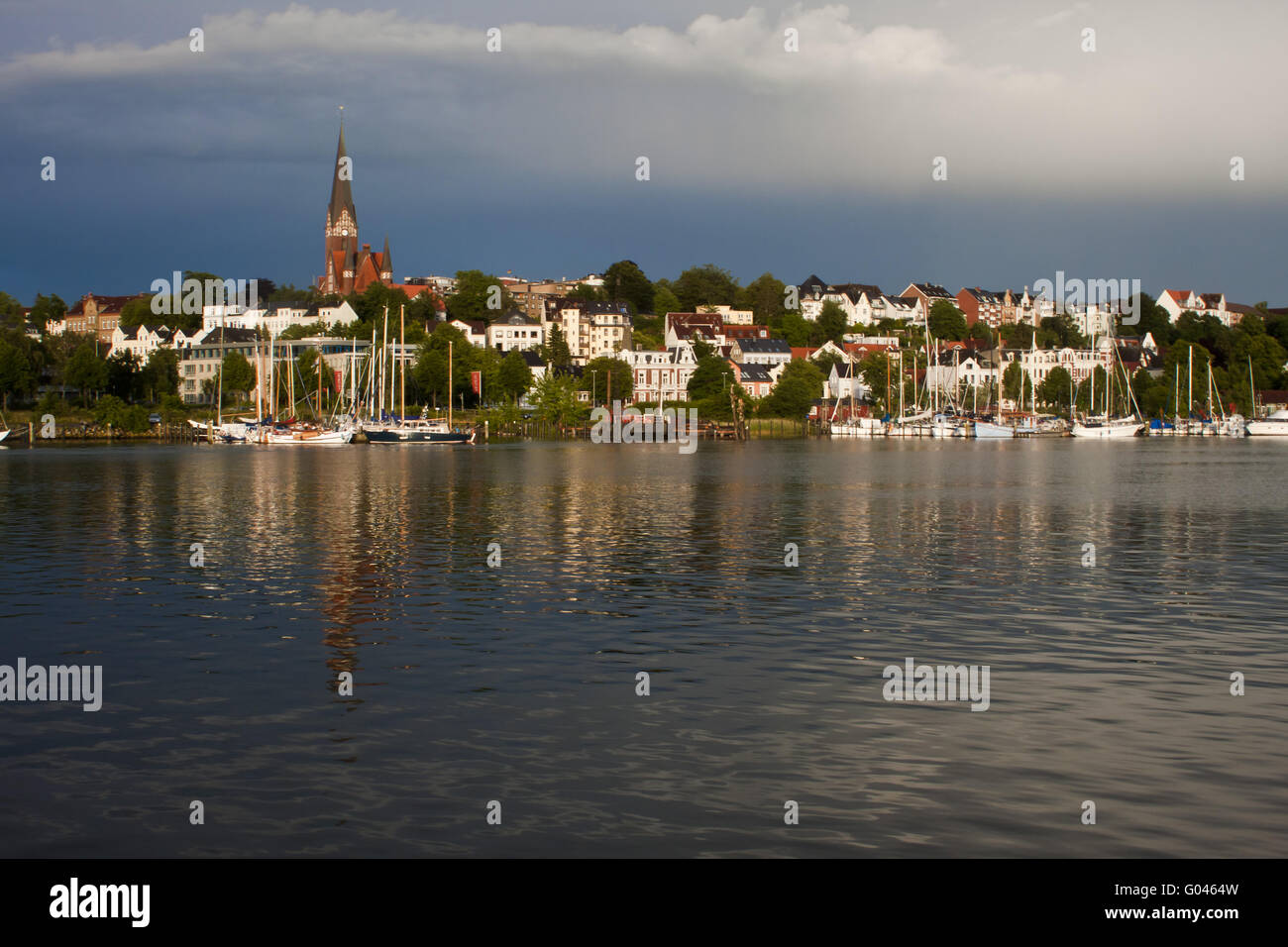 Fjord de Flensburg Banque D'Images