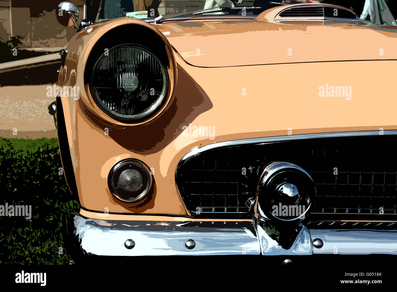 Vintage muscle car Banque D'Images