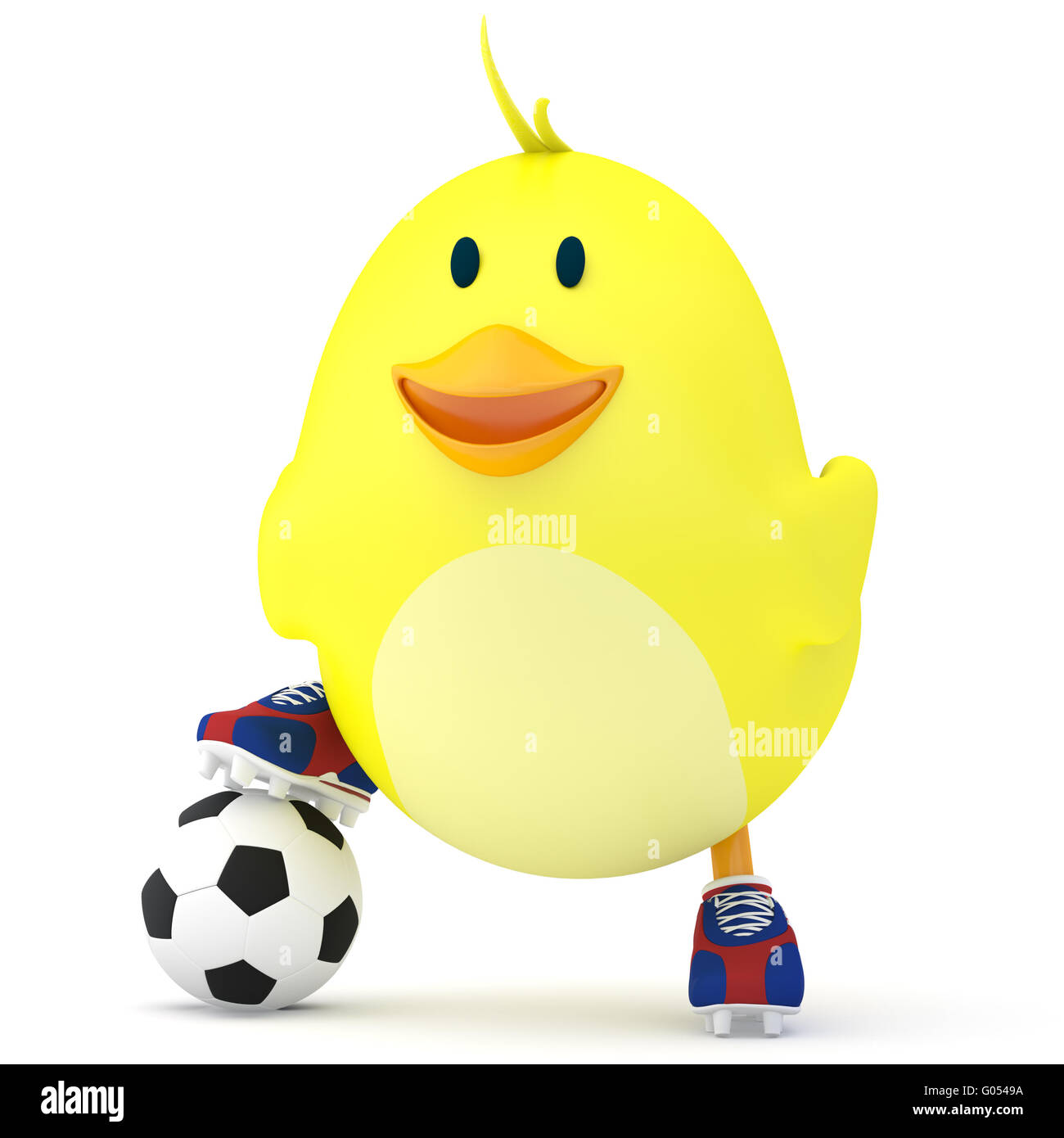 Joueur de foot Banque D'Images