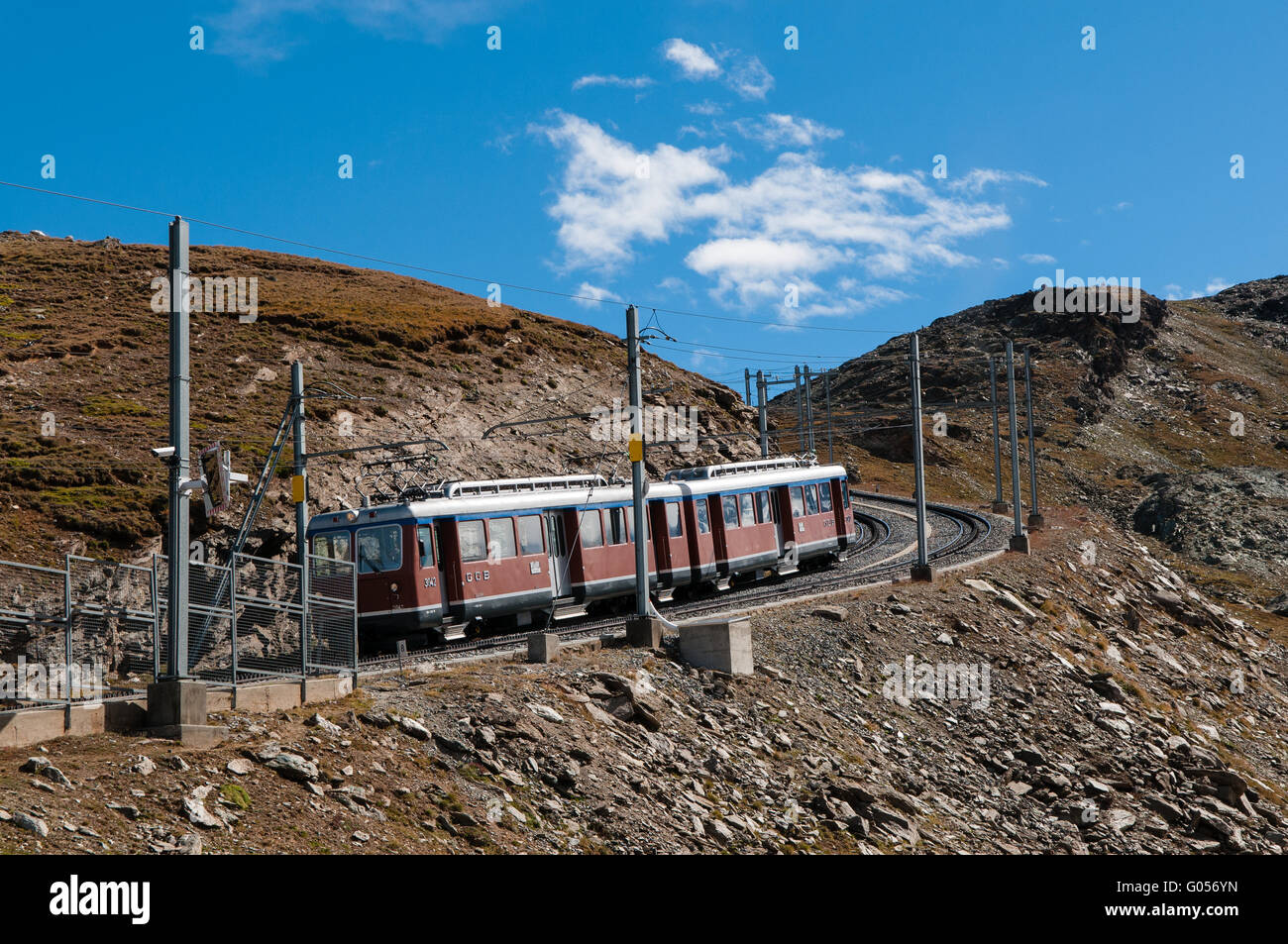 Train Gornergrat Banque D'Images