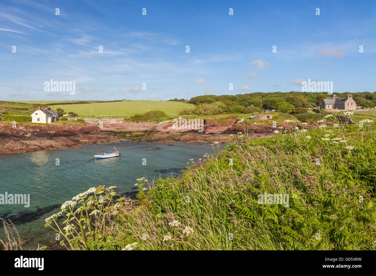 St Brides - Pembrokeshire Banque D'Images