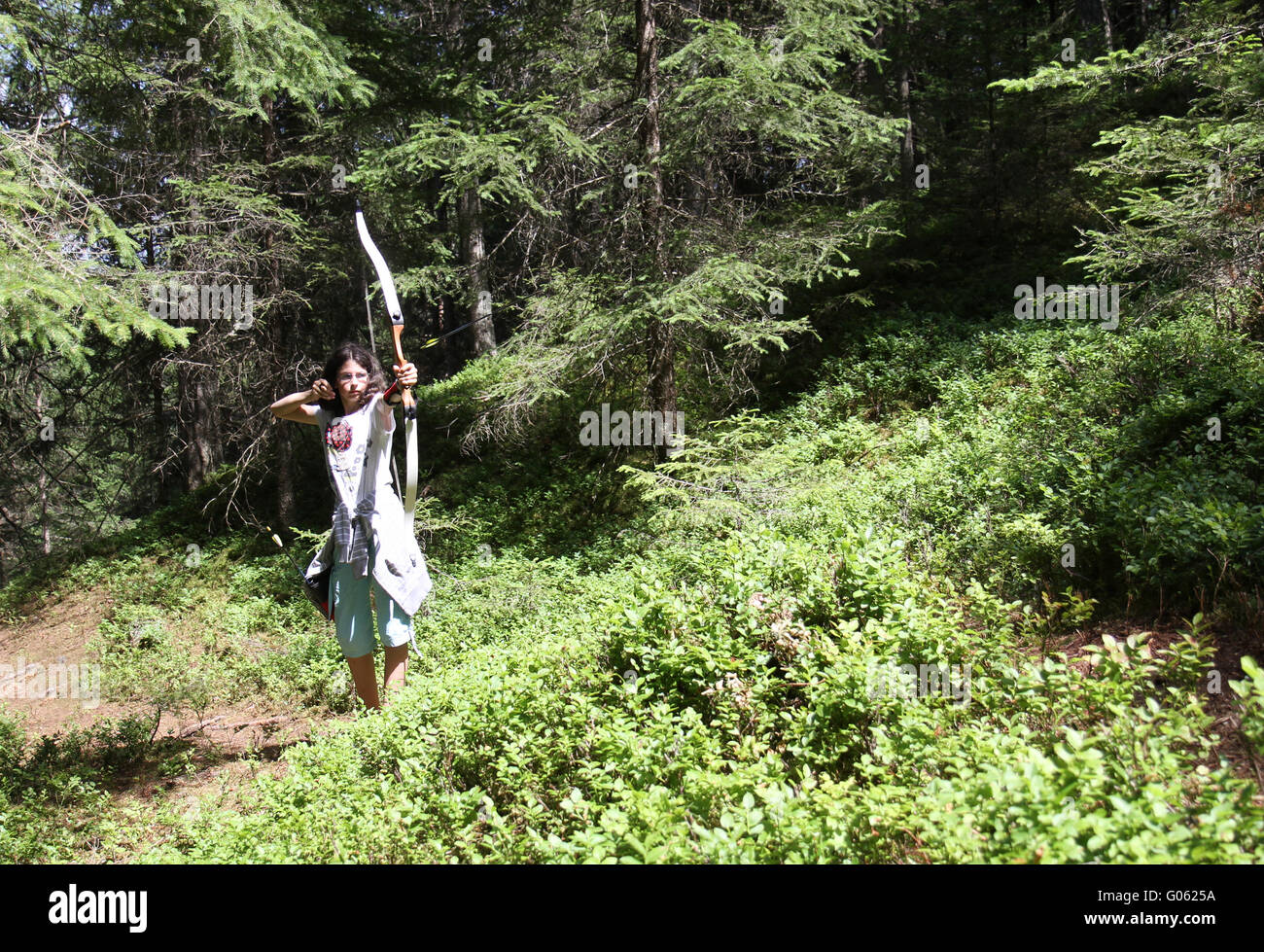 Tir à l’arc Banque D'Images