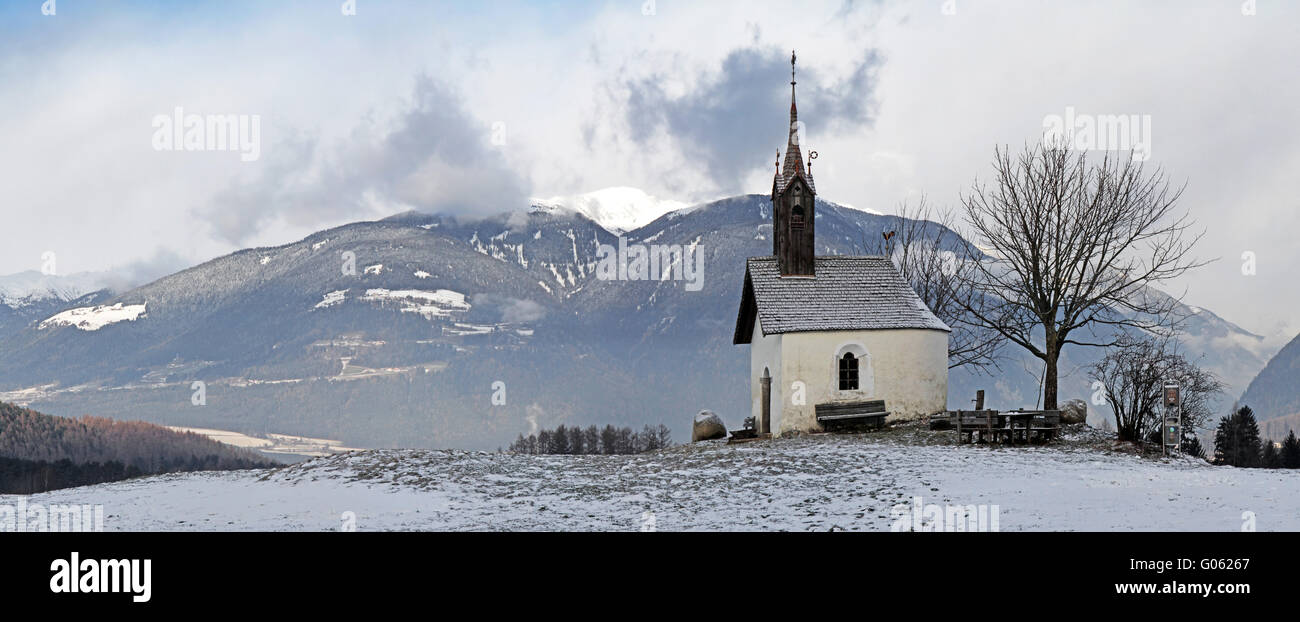 Paysage d'hiver Banque D'Images