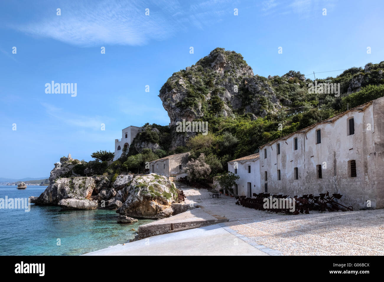 Scopello, Castellammare del Golfo, Trapani, Sicile, Italie Banque D'Images
