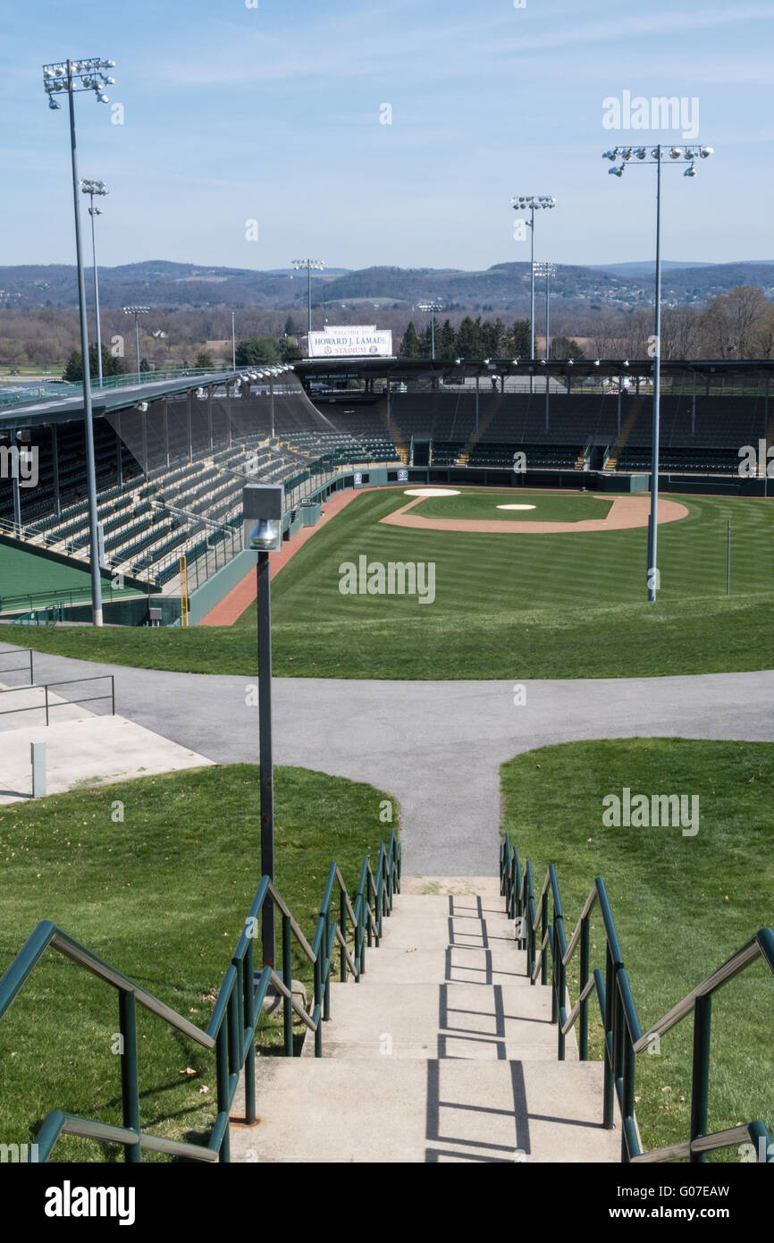 La petite ligue de baseball et softball Siège International, Williamsport, en Pennsylvanie, USA Banque D'Images
