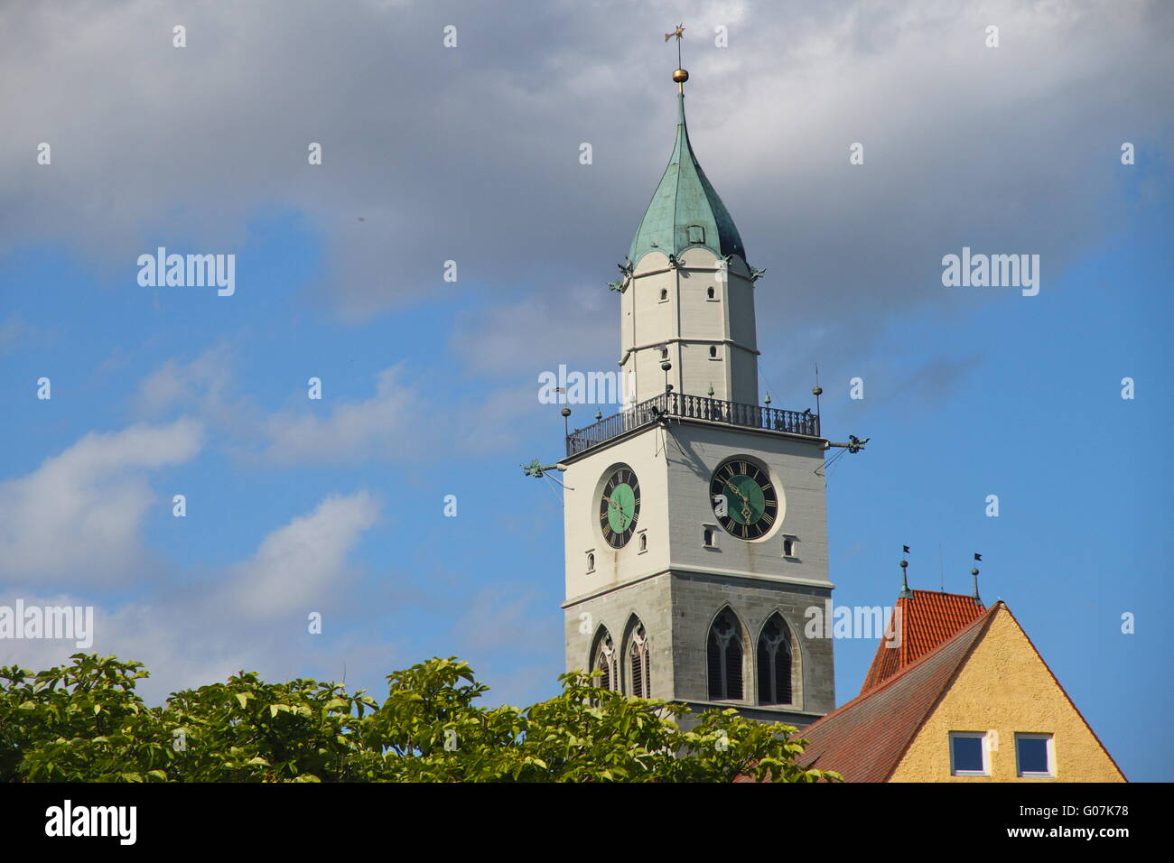 Clocher de l'église en Überlingen Banque D'Images