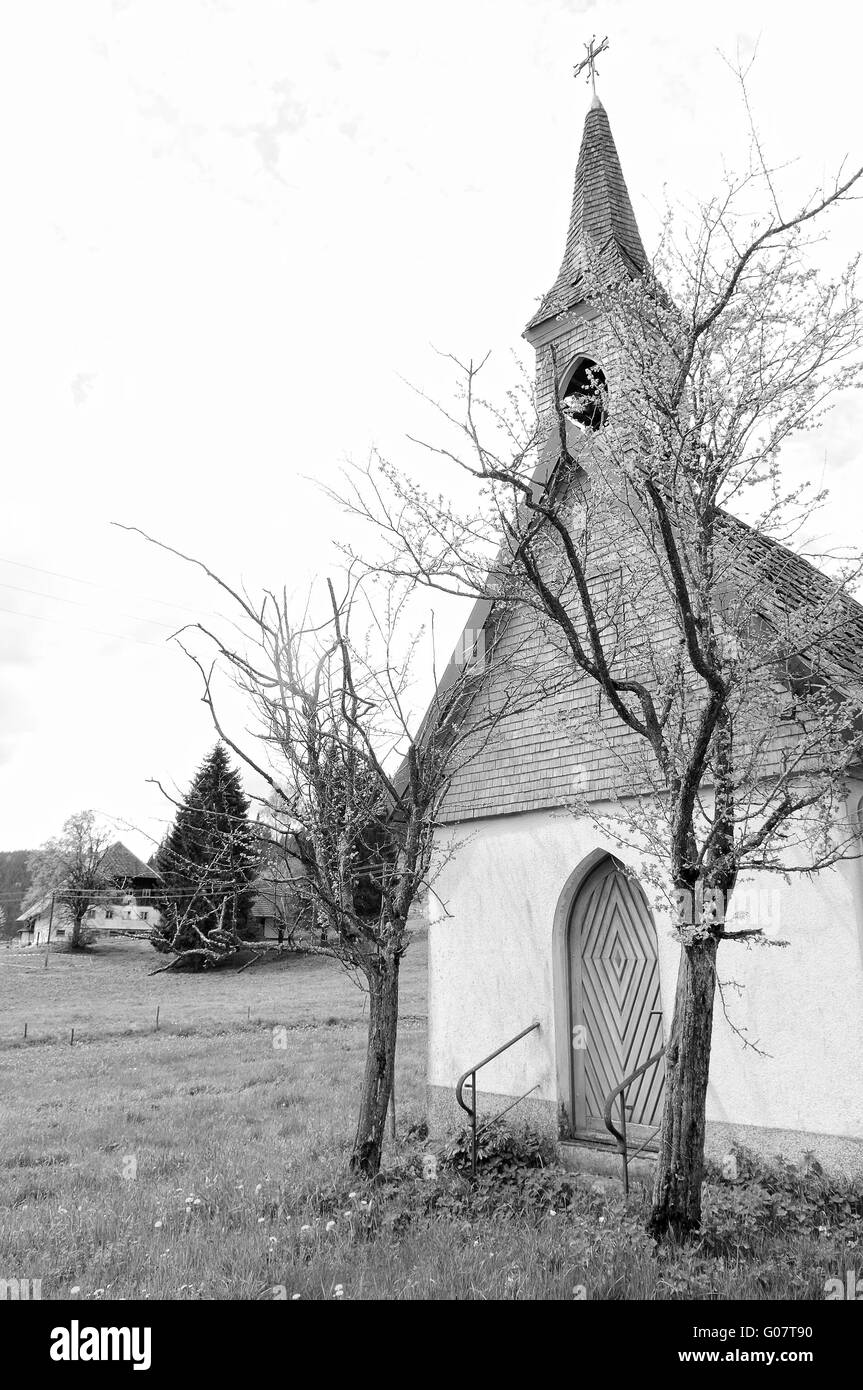 L'église et de Forêt Noire Forêt Noire Allemagne Banque D'Images