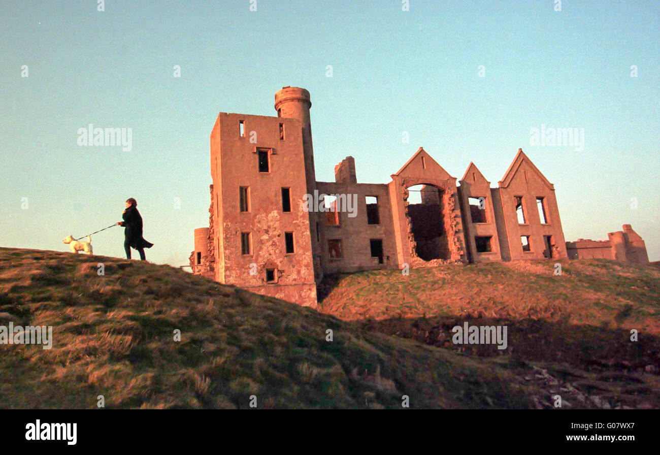 Slains castle Aberdeenshire Banque D'Images