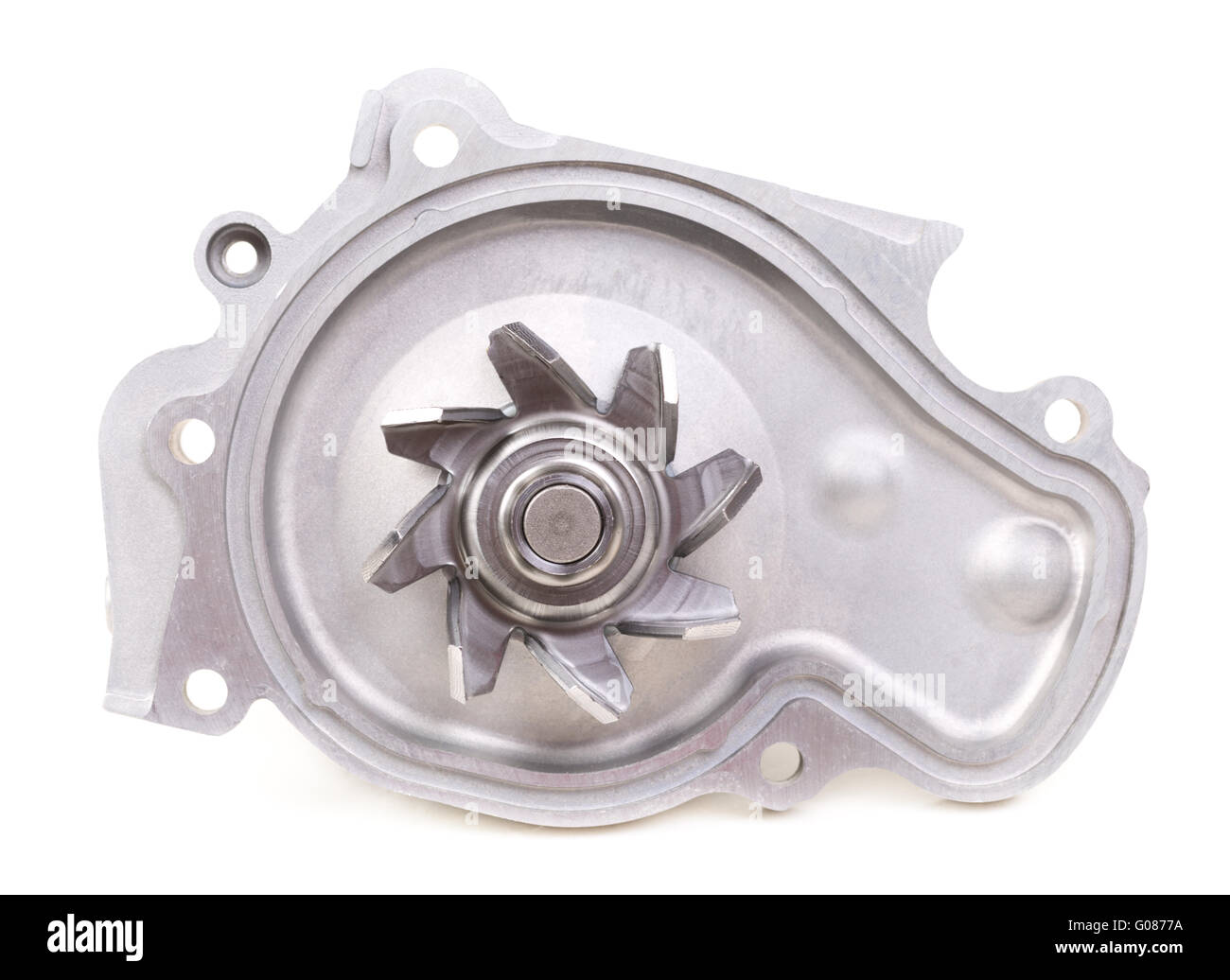 Pompe à eau. Isolated on white with clipping path Banque D'Images