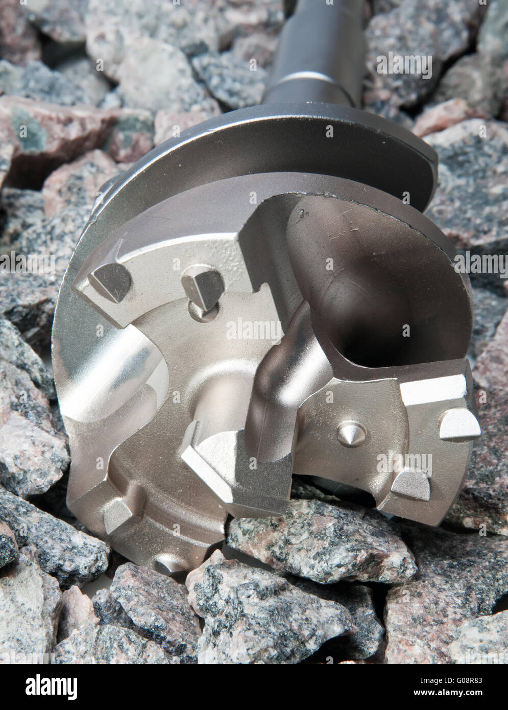 Percer pour les ouvertures pour le perforateur industriel Banque D'Images