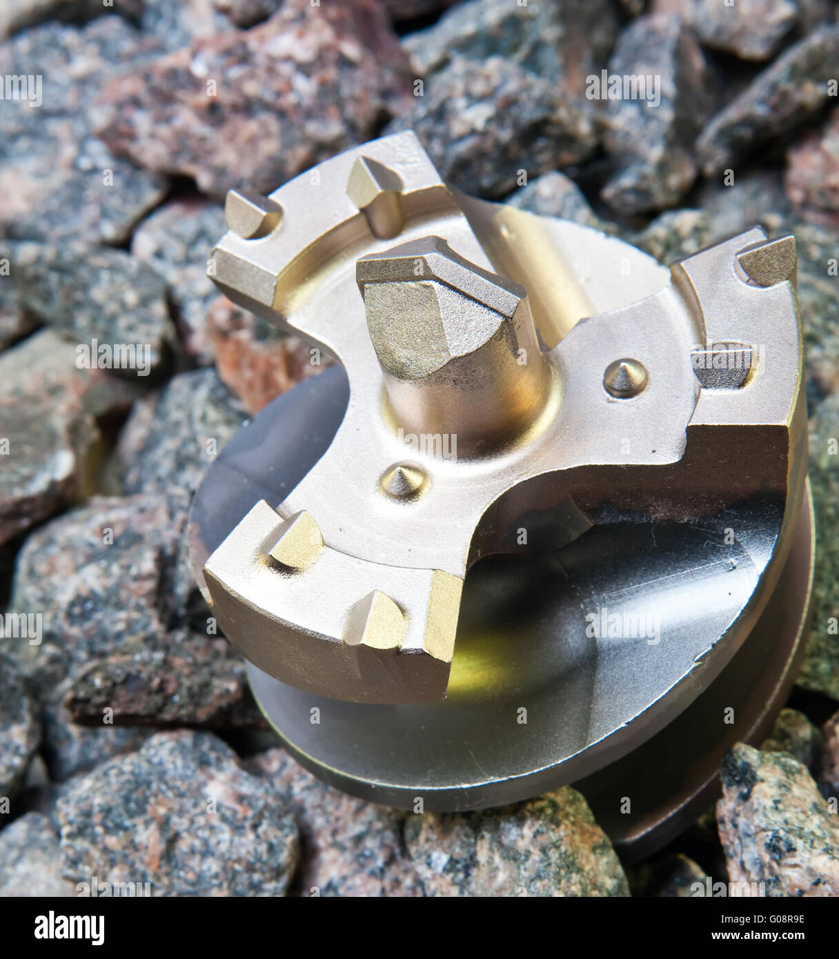 Percer pour les ouvertures pour le perforateur industriel Banque D'Images