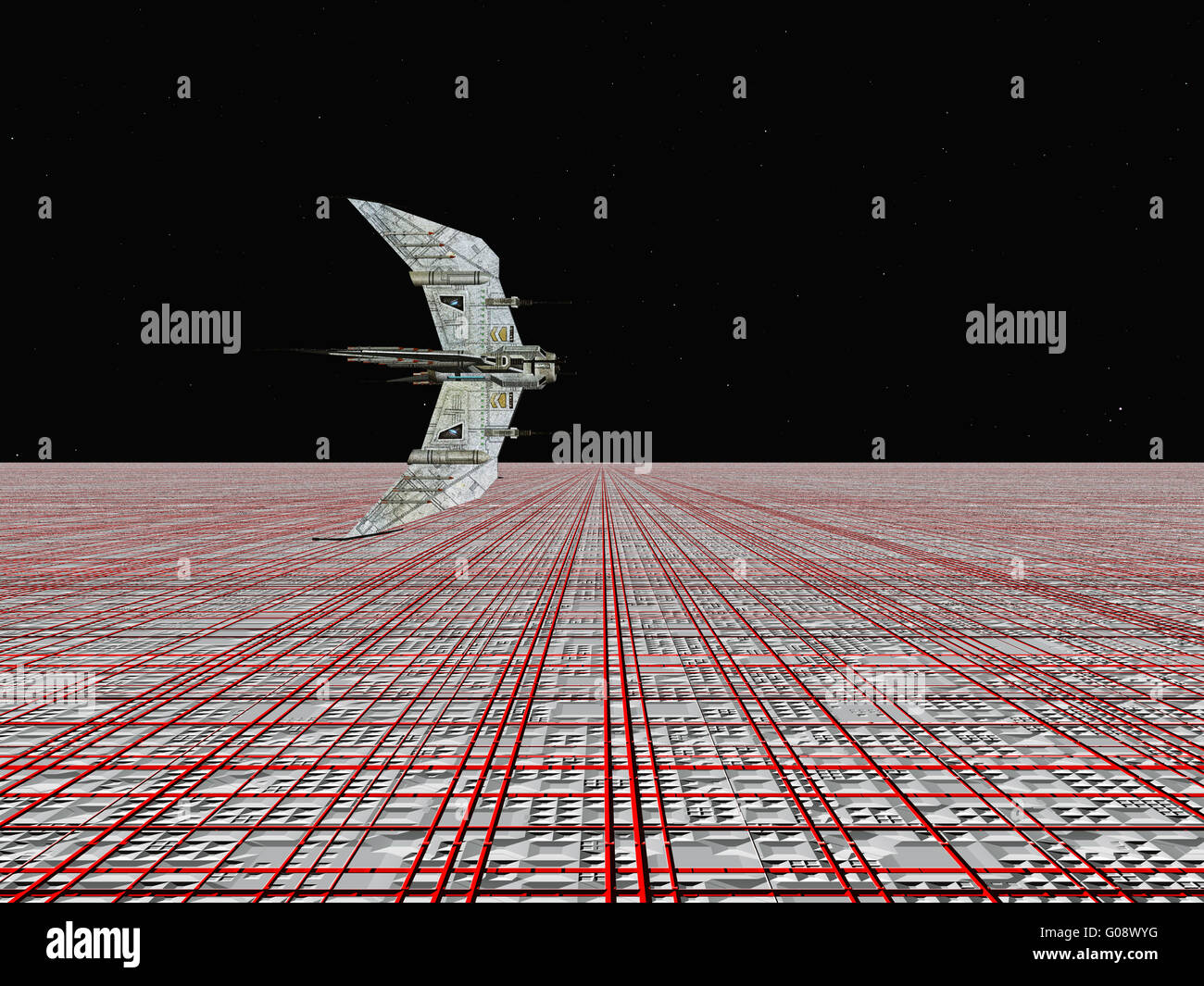 Civilisation extraterrestre Banque D'Images