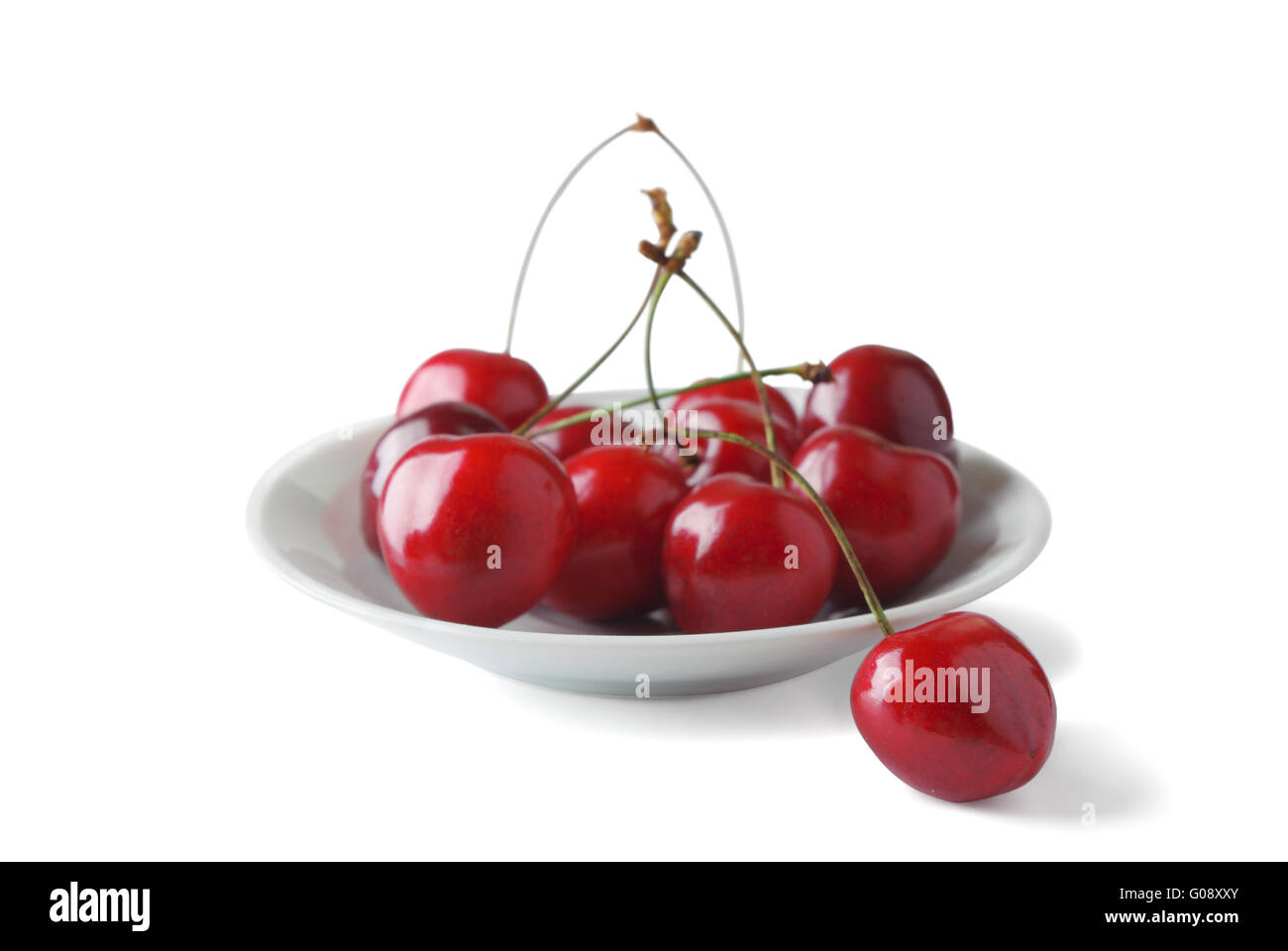 Groupe des cerises Banque D'Images