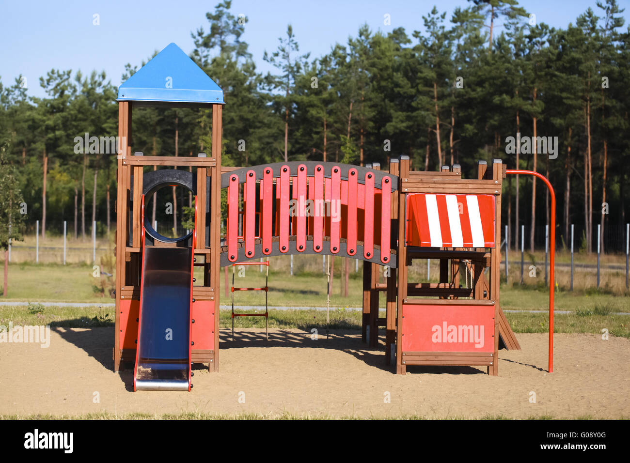 Aire de jeux pour enfants Banque D'Images