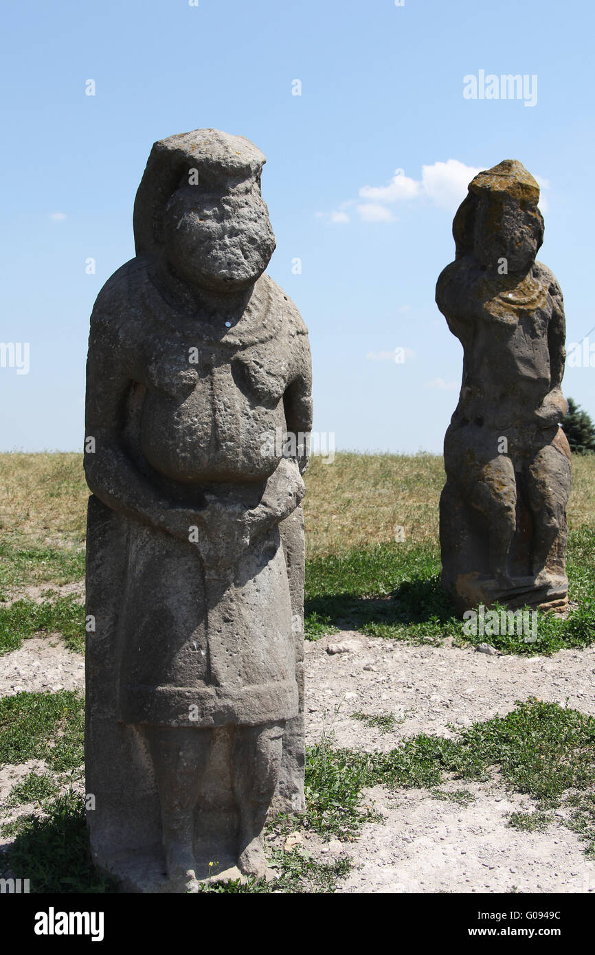 Sculptures en pierre Banque D'Images