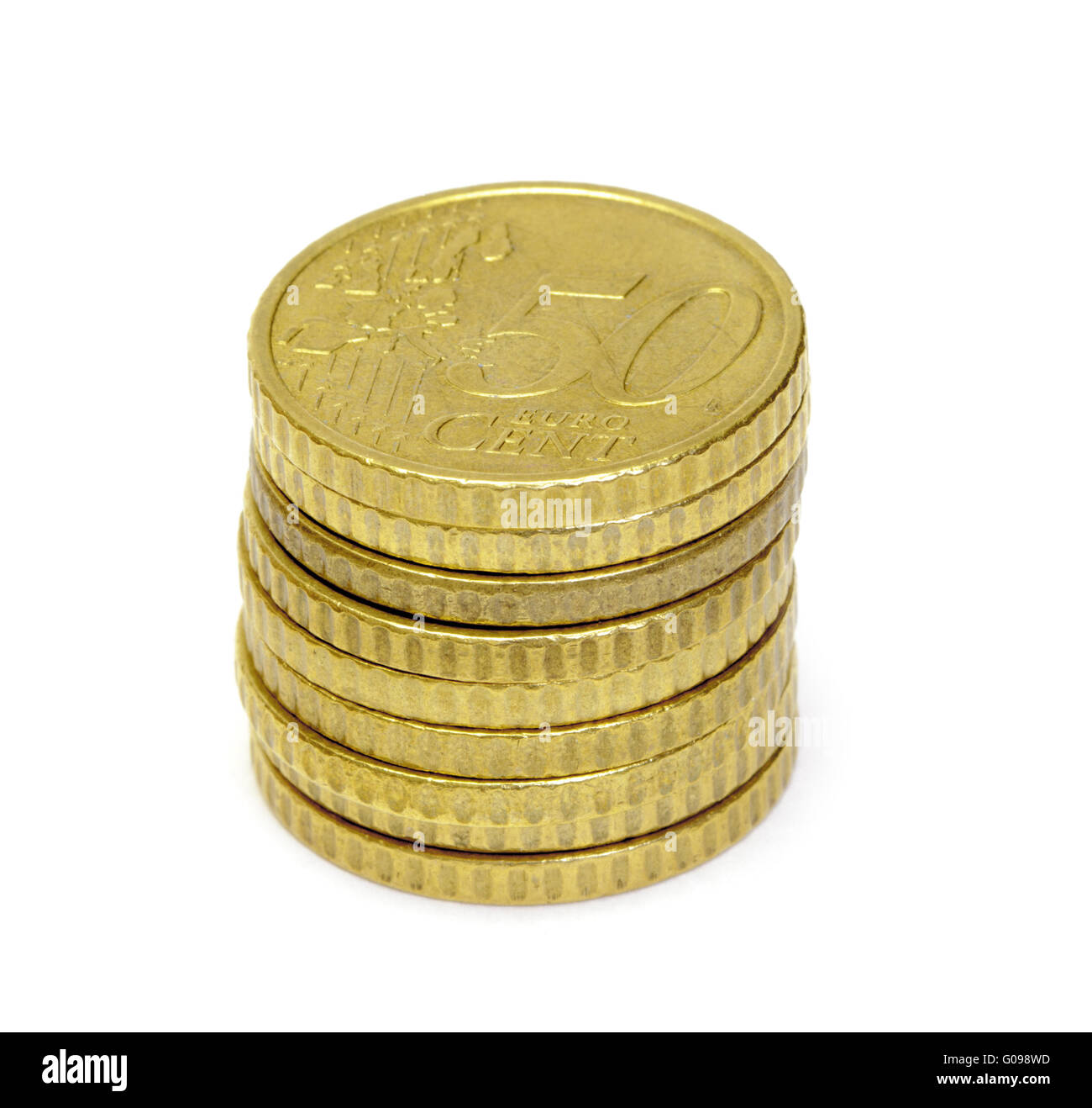 Pièces en euro Banque D'Images