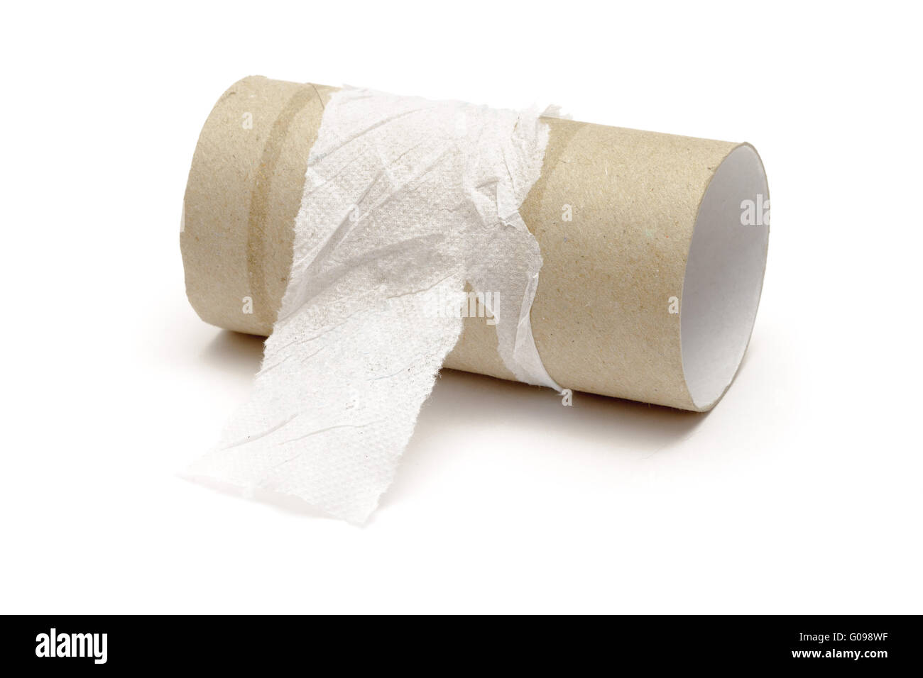 Rouleau de papier toilette vide Banque de photographies et d’images à