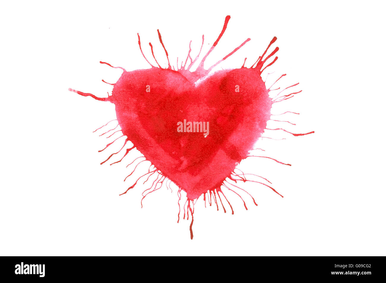 Coeur rouge Banque D'Images