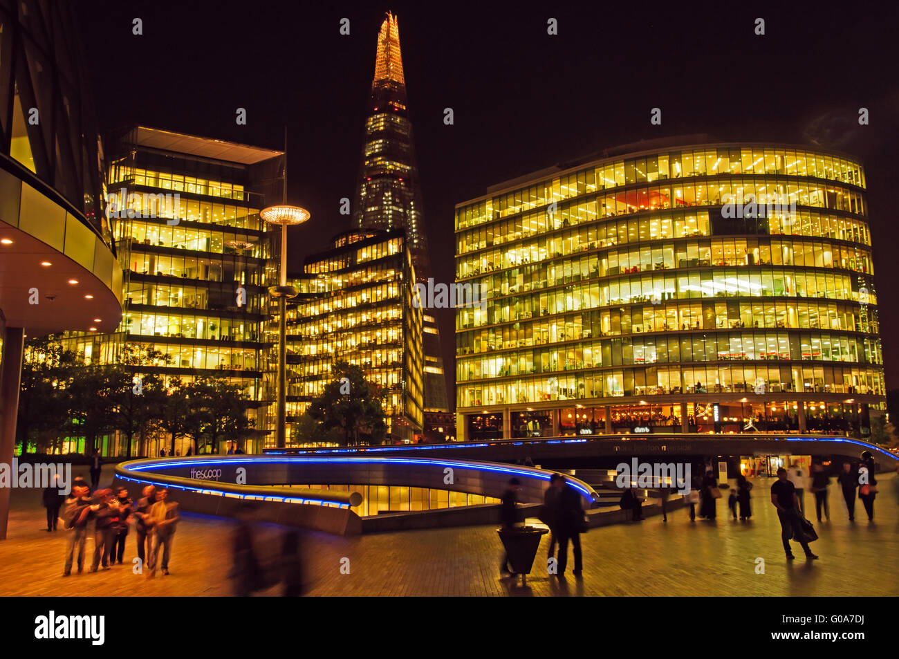 Londres - bureaux commerciaux sur la rive sud Banque D'Images