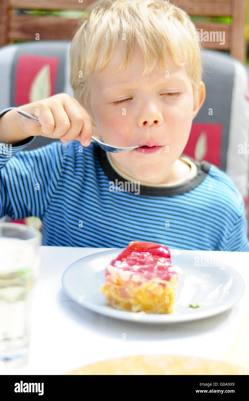 gâteau aux fraises Banque D'Images