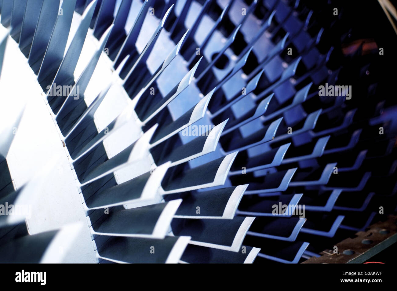 Compresseur axial Banque D'Images