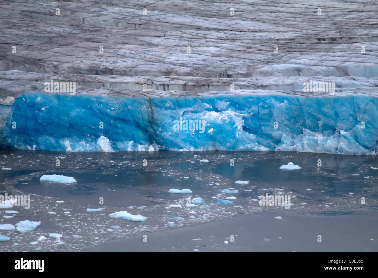 Arctic glacier. La glace et le froid. Salon Novaya Zemlya Banque D'Images