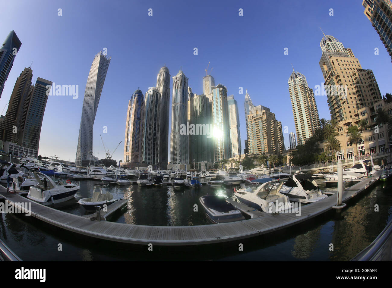 Dubai Marina Banque D'Images