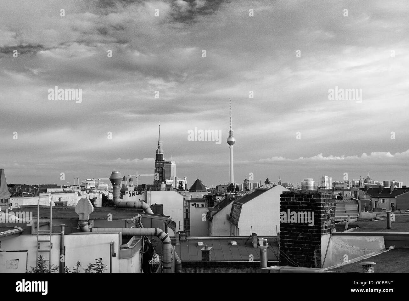 Tour de télévision de Berlin Banque D'Images