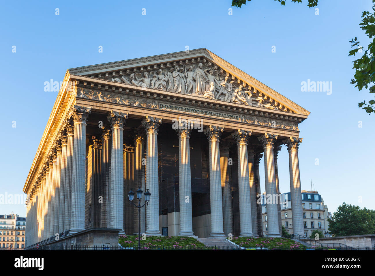 L'église de la Madeleine (La Madeleine) à Paris, France Banque D'Images