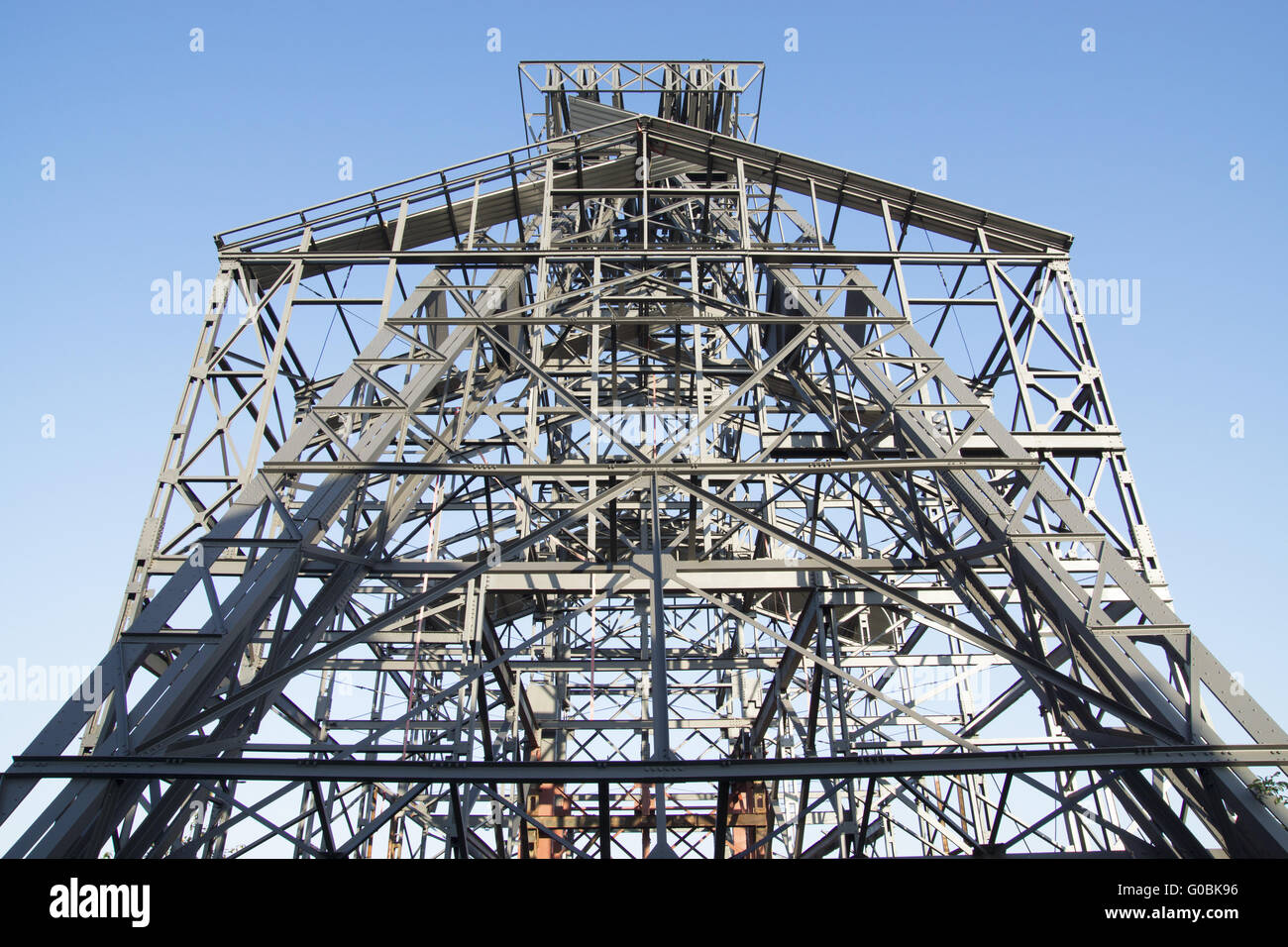 Steelconstruction du harnais Radbod de mine de charbon Banque D'Images