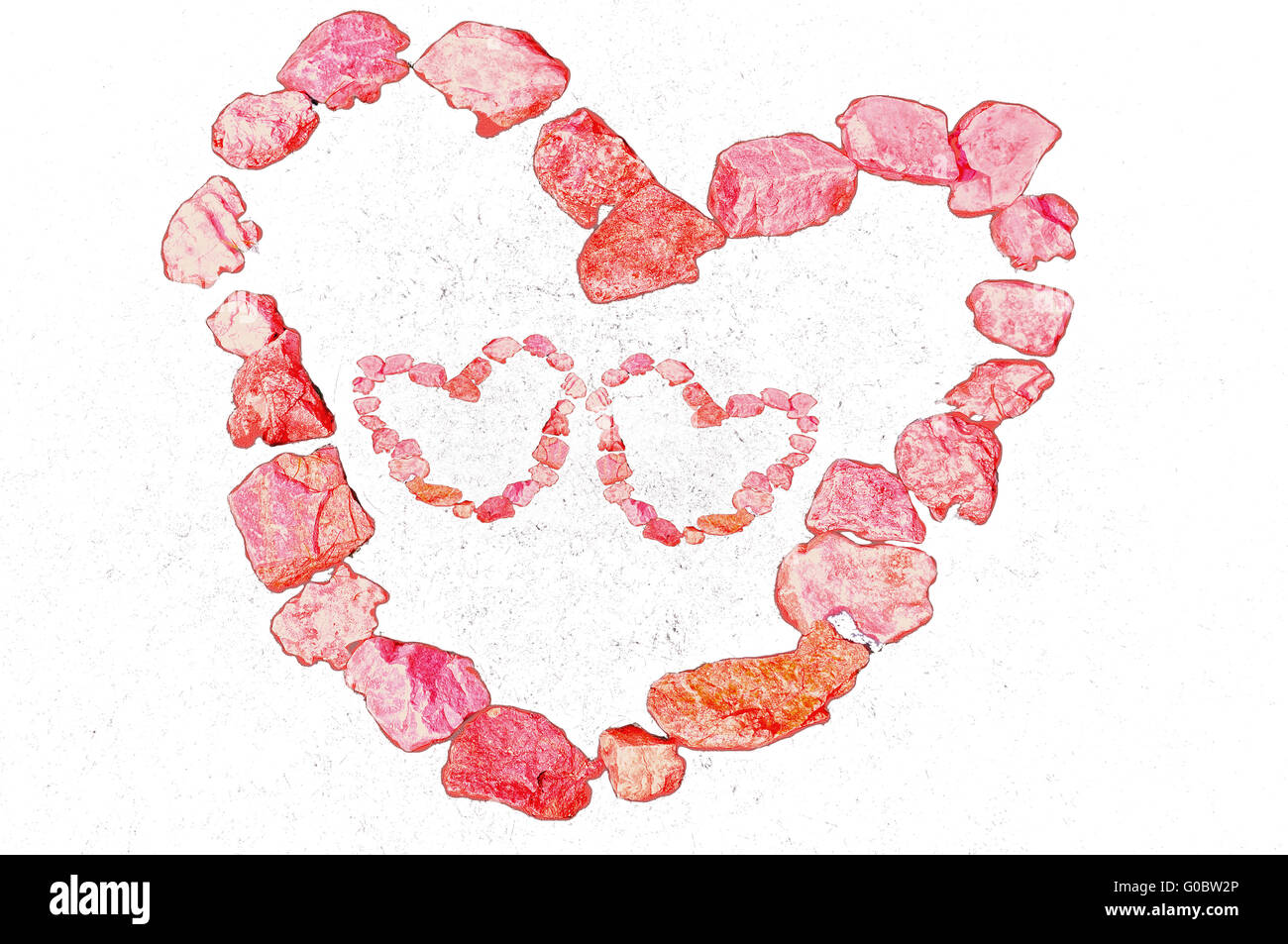 Le cœur peut être trouvé Banque D'Images