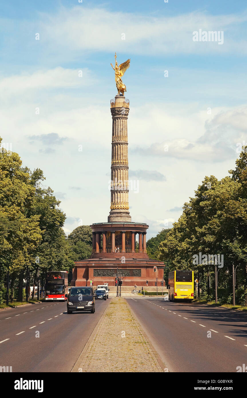 Colonne de la victoire Berlin Allemagne Banque D'Images