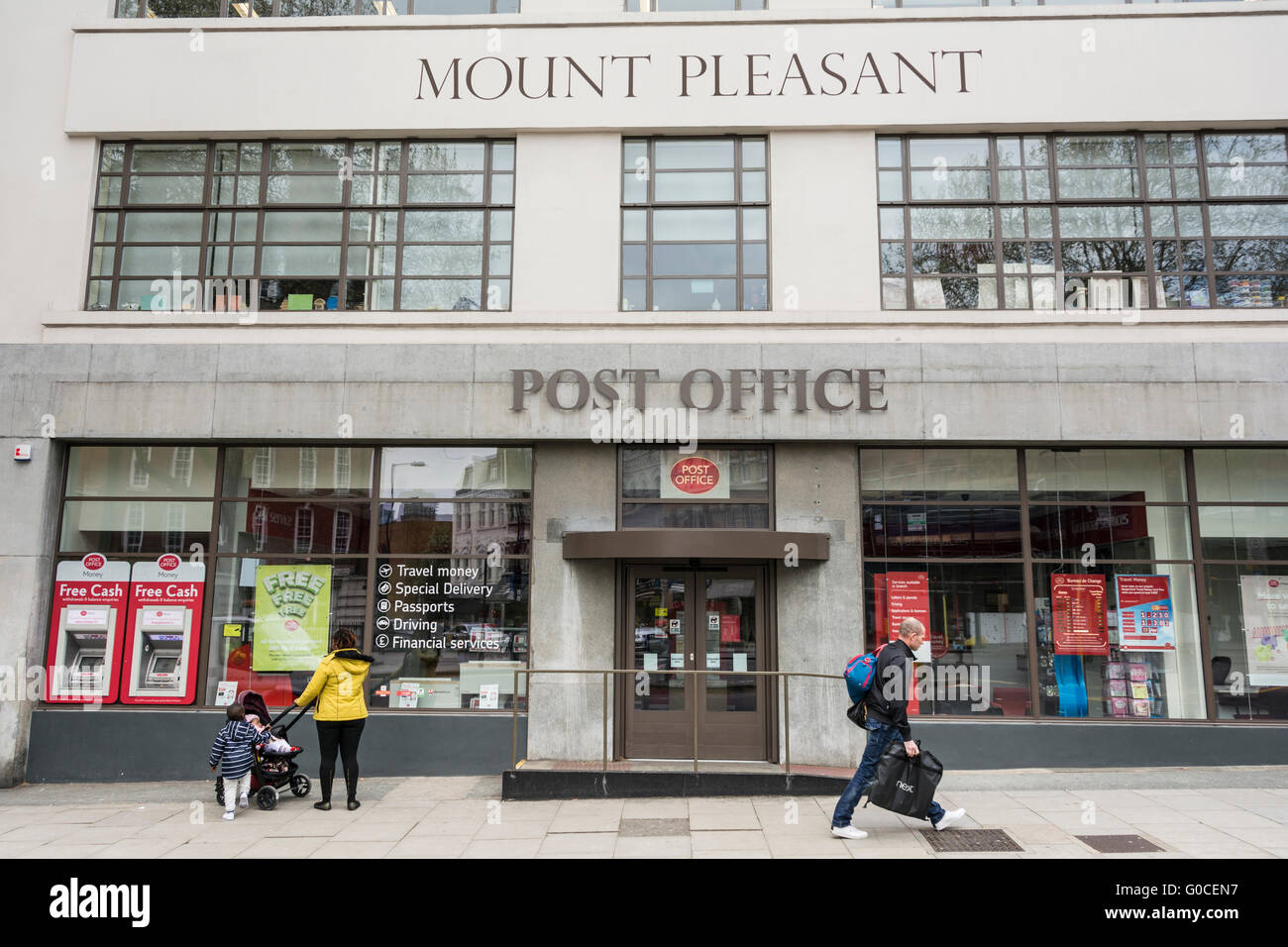 Vues extérieures de Mount Pleasant de tri, le Centre de courrier Central London Banque D'Images