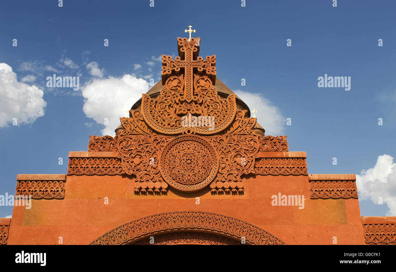 L'église arménienne. Banque D'Images