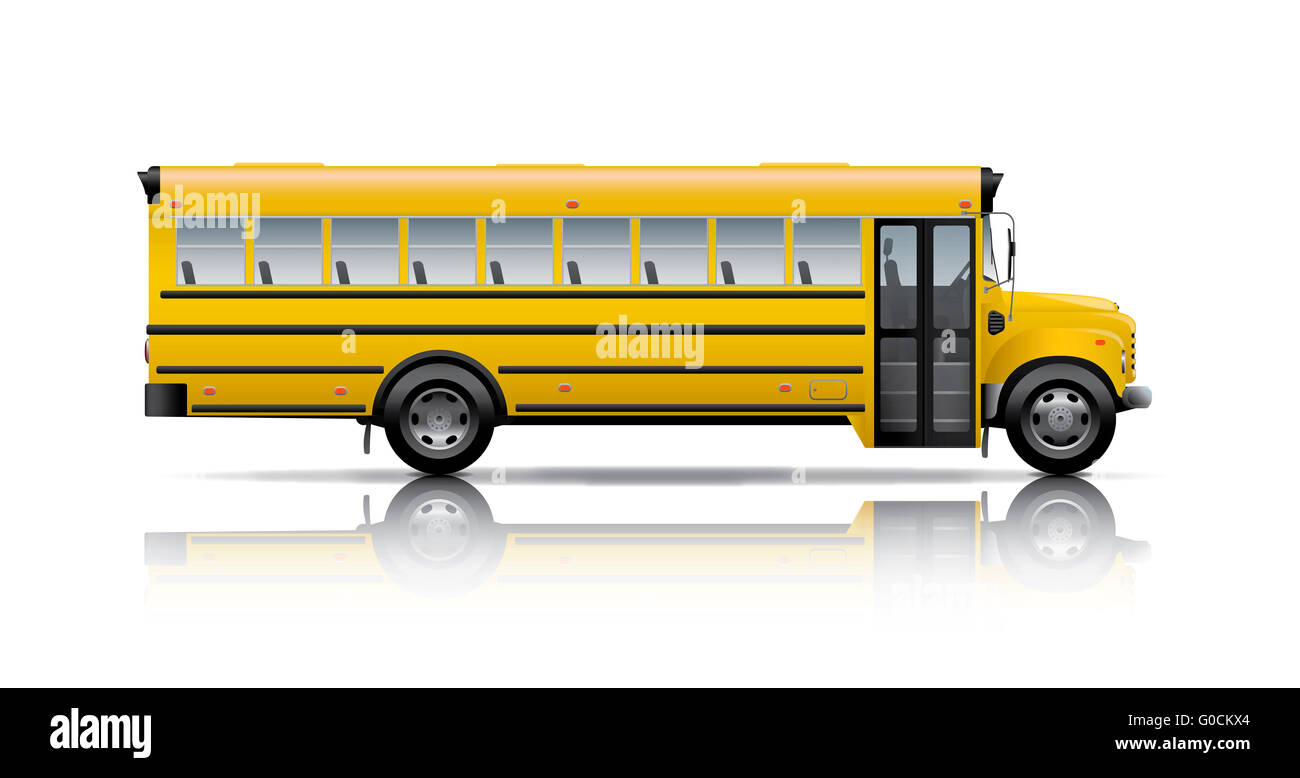 Autobus scolaire Banque D'Images